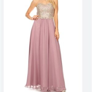 Blue Rose Formal Dresses • Eva in Blush • Sz XS